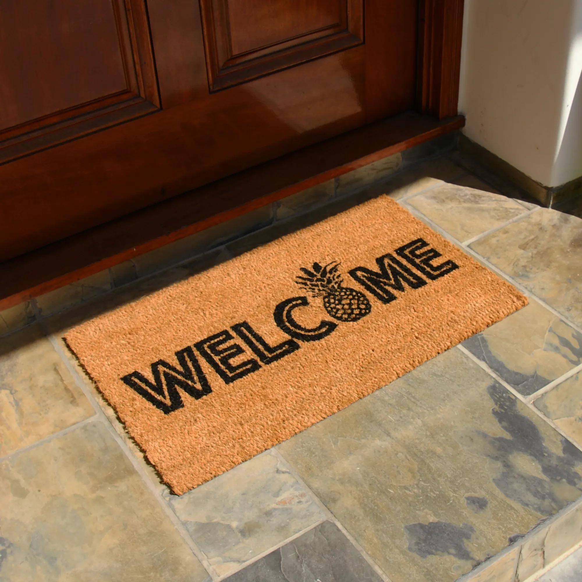 RubberCal Island "Tropical Decor" Doormat Kit 18" x 30" 2 Door